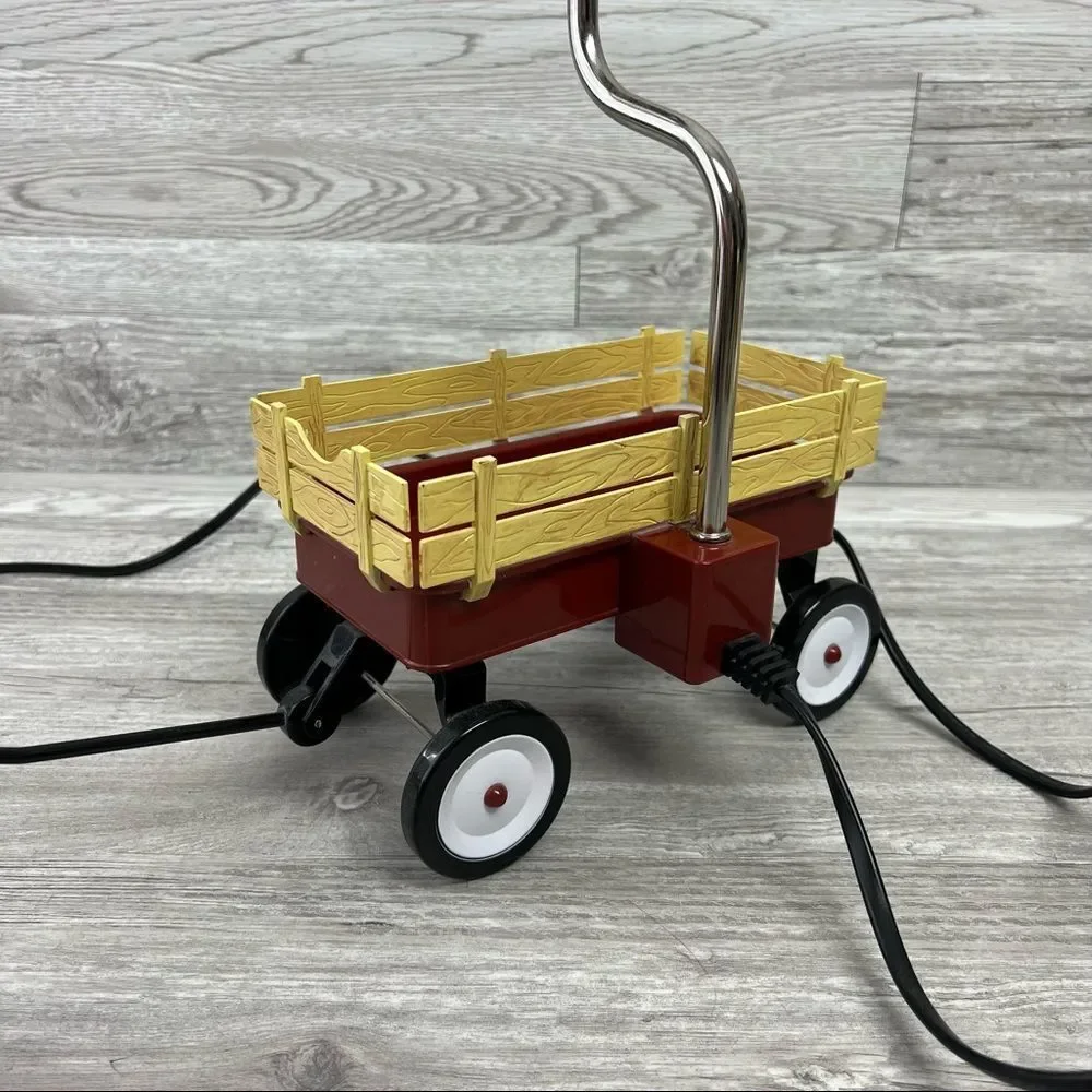 HTF RARE Vintage Radio Flyer Wagon Lamp 2007 Working Condition
